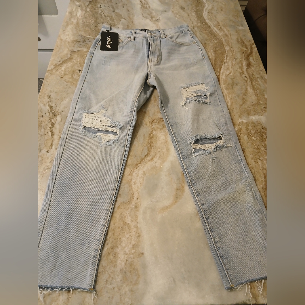 Nasty Gal Distressed Jeans